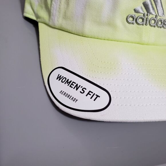 Adidas Womens Lime Green Wash Cap Strapback Hat Adjustable OSFA #5154142 NWT - Picture 3 of 10